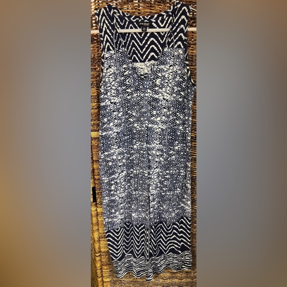 Lucky Brand- Blue/White Dress, Size:XS, Pre-Owned‎